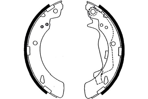 KAVO PARTS Jarrukenkäsarja BS-2912